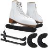 COITEK Ice Skate Guards Kit, 2 in 1 - Ice Skating Guards and Skate Blade Covers for Figure Hockey Skates (Black, M) view 1