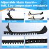 COITEK Ice Skate Guards Kit, 2 in 1 - Ice Skating Guards and Skate Blade Covers for Figure Hockey Skates (Black, M) view 3