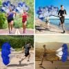 Vhxorrz Running Parachute Speed Training Pack of 2 56 Inch Speed Resistance Parachute Speed Chute for Speed Training Football Basketball Training Adults Blue view 4