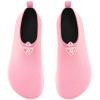 Racqua Men & Women Water Shoes Barefoot Beach Swim Shoes Quick-Dry Aqua Yoga Socks for Pool,Travel, Kayaking, River Pink38/39 view 4
