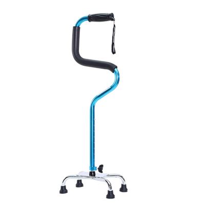 Walking Stick for Seniors Disabled Elderly Mobility Aids Cane Non-Slip Base Walking Canes 8 Files Adjustable Height ALGFree (Color : Blue)