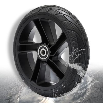 GLDYTIMES 8 Inch Solid Tire, 8x2.125(159-42) 200x50 Tyre Replacement for Segway Ninebot ES1 ES2 ES3 ES4 E2 E2 Plus ES1L Electric Scooter, 200x50 8x2.0 inch Scooter Rear Wheels for Ninebot ES