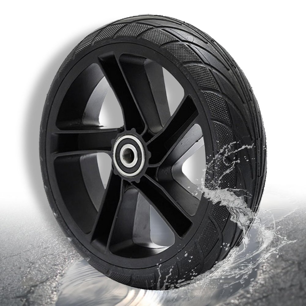 GLDYTIMES 8 Inch Solid Tire, 8x2.125(159-42) 200x50 Tyre Replacement for Segway Ninebot ES1 ES2 ES3 ES4 E2 E2 Plus ES1L Electric Scooter, 200x50 8x2.0 inch Scooter Rear Wheels for Ninebot ES