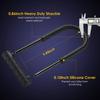 Bike U Lock,Heavy Duty Combination Bicycle u Lock Shackle 4ft Length Security Cable with Sturdy Mounting Bracket and Key Anti Theft Bicycle Secure Locks view 2