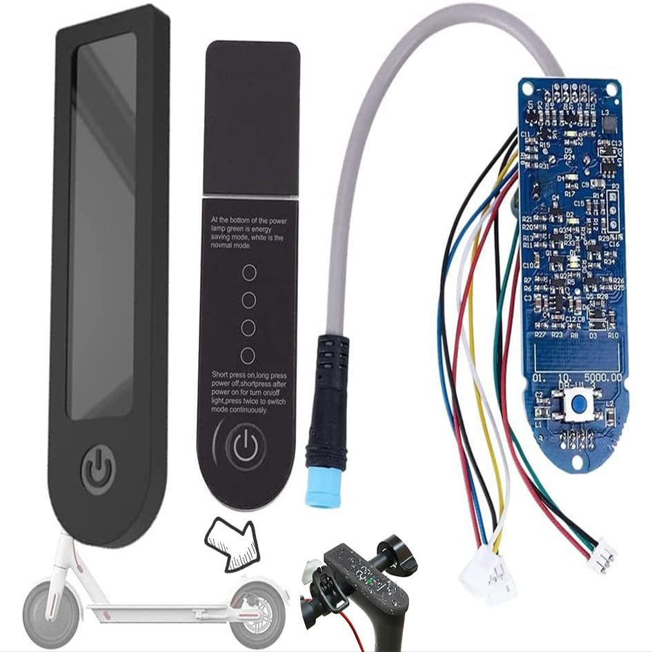 GLDYTIMES Original Dashboard Replacement for Xiaomi MIJIA M365 Electric Scooter Perfect Circuit Board Contain Screen Cover
