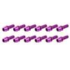 Addmotor 12 Pcs Bike Screw Ti Titanium Bicycle Disc Brake Rotors Bolts Nuts with Washer M5x16mm Torx T25 Head (Purple) view 2