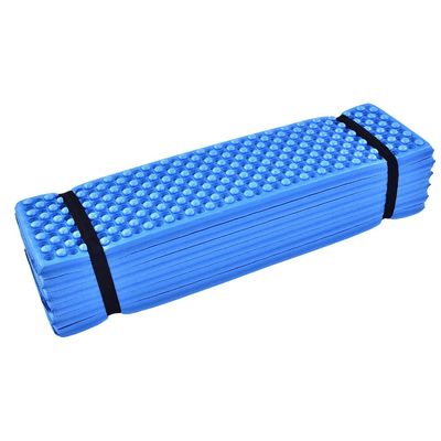 Folding Sleeping Pad, Outdoor Foldable Beach Mats Camping Tent Sleeping Pad Mattress for Yoga, Camping, Picnic(Blue) Camping Tents and Accessories