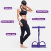4-Tube Pedal Resistance Bands for Sit-up|Home Gym Yoga Strap Elastic Pull Rope |Fitness Equipment for Abdomen/Waist/Leg/Arm| Exercise Bands with Handles view 3
