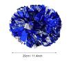 Yosoo Health Gear Plastic Cheerleading Poms, Cheer Dance Pom Pom with Plastic Handle for Team Spirit Sports Dance Cheering 5 Color Optional(Silver+Blue) view 4