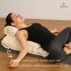 Yogikuti Iyengar Yoga Blanket Set of Four  Thick Handwoven Cotton Blankets for Restorative Yoga, Meditation and Pranayama  Supportive Yoga Prop for Comfort, Alignment and Deep Relaxation - (White) view 3