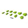 Escape Climbing 10-Hold Crimp Pack | 10 Intermediate Rock Climbing Holds for Indoor and Outdoor Home Walls | Easy to Install, Long Lasting Crimp Grips view 2