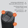 Esbit ESMGF450TLBK Majoris Thermo Mug with Flip Top Lid, Black, 15.2 fl oz (450 ml) view 2
