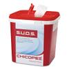 S.U.D.S Bucket with Lid, 7.5 X 7.5 X 8, Red/White, 6/Carton view 2