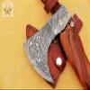 Custom Made Damascus Steel Hunting Viking Axe/Hatchets Smart Camping Axe FBK-23111 / Camping & Hiking/Compact Axe/Birthday for Him view 3