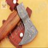 Custom Made Damascus Steel Hunting Viking Axe/Hatchets Smart Camping Axe FBK-23111 / Camping & Hiking/Compact Axe/Birthday for Him view 4