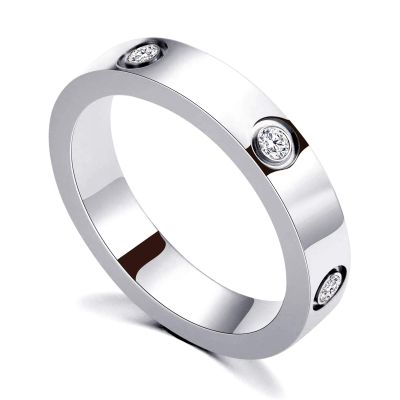 PDWZNBA Love Friendship Ring 18K Gold-Plated Stainless Steel Promise Ring Wedding Band Jewelry Birthday Gifts for Women