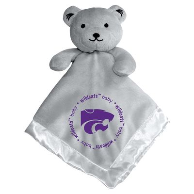 Baby Fanatic Gray Security Bear Blanket - NCAA Kansas State Wildcats Snuggle Buddy - Penn State Baby Blanket - Officially Licensed - Kid Safe