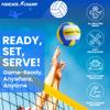 Forever Champ Volleyball Net for Backyard, Beach, Home, Includes 32x3 Ft Regulation Size Net, 8.5-Inch PU Volleyball, Carrying Bag, Boundary Lines, Steel Poles & Pump, Portable Volleyball Net Outdoor view 4