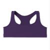 Kurve Girls Seamless Lightweight Racerback Sports Bra, Eggplant, Age 9-14 view 1