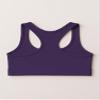 Kurve Girls Seamless Lightweight Racerback Sports Bra, Eggplant, Age 9-14 view 3