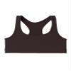 Kurve Girls Seamless Lightweight Racerback Sports Bra, Dark Choco, Age 9-14