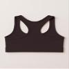Kurve Girls Seamless Lightweight Racerback Sports Bra, Dark Choco, Age 9-14 view 3