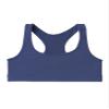 Kurve Girls Seamless Lightweight Stretchy Racerback Sports Bra, Navy, Age 9-14