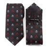 Cufflinks Inc. Star Wars Mando Black Red Men's Tie The Mandalorian Official Merch view 1