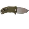 LionSTEEL KUR Folding EDC Pocket Knife, Full Sized Folder, Sleipner Steel Blade, G10 Handles  Lightweight Daily Carry Tool, Green G10 Stonewash Blade view 2
