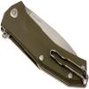 LionSTEEL KUR Folding EDC Pocket Knife, Full Sized Folder, Sleipner Steel Blade, G10 Handles  Lightweight Daily Carry Tool, Green G10 Stonewash Blade view 4