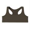 Kurve Girls Seamless Lightweight Racerback Sports Bra, Military, Age 9-14 view 1