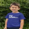 Bold Promoted to Big Brother Sibling Reveal Shirt for Boys Sibling Outfit Vintage Royal Shirt view 2