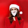 Santa Claus Face Mask, White view 2