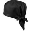 Sweat Wicking Beanie Cap Skull Cap Chef Hat Baker Hat Rag Kitchen Cooking for Home Kitchen Restaurants Parties Black view 3