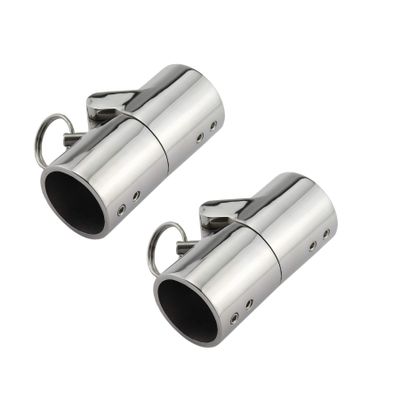 316SS Marine Grade Boat Handrail Fitting -Boat Pipe Connector,Folding Swivel Coupling Tube Joint Connector for 1-1/4" (32MM) O.D.Tube/Pipe2PCS