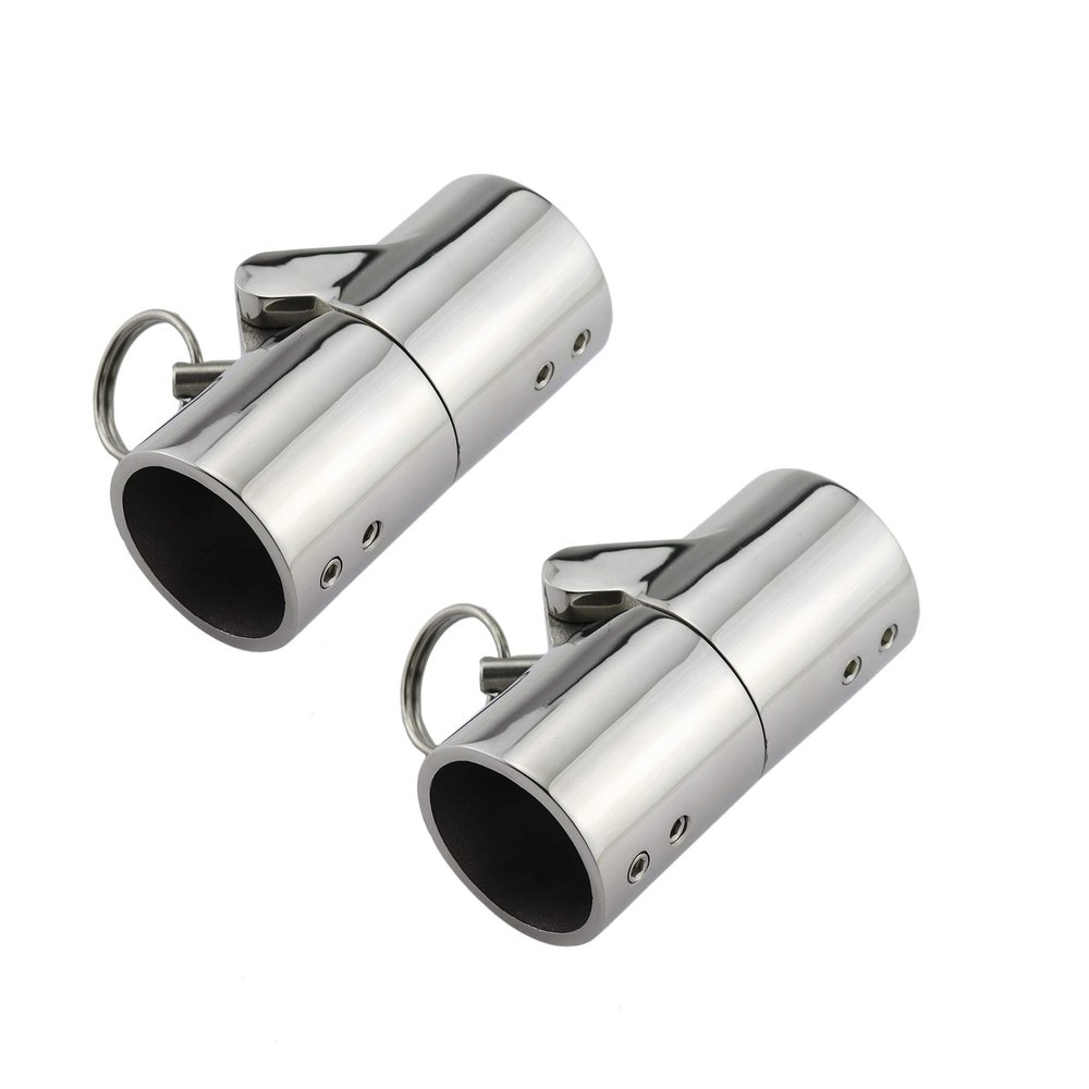 316SS Marine Grade Boat Handrail Fitting -Boat Pipe Connector,Folding Swivel Coupling Tube Joint Connector for 1-1/4" (32MM) O.D.Tube/Pipe2PCS
