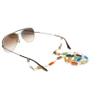 Agate Gemstone Eyeglasses Strap Lanyard, Beaded Metal Chain for Sunglasses Necklace view 1