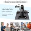 Uten Mini Exercise Bike, Under Desk Bike Pedal Exerciser, Under Desk Bike, Arm & Leg Peddler Machine with LCD Screen Displays, Portable Cycle (Cool Black) view 4