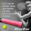 ALIEN PROS Tennis Racket Grip Tape (12 Grips) - Precut and Dry Feel Tennis Grip - Tennis Overgrip Grip Tape Tennis Racket - Wrap Your Racquet for High Performance (12 Grips, Red) view 4