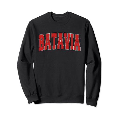 BATAVIA IL ILLINOIS Varsity Style USA Vintage Sports Sweatshirt