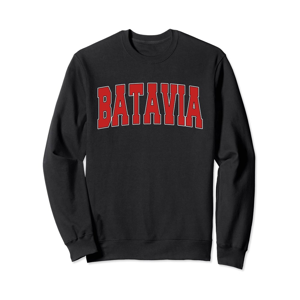 BATAVIA IL ILLINOIS Varsity Style USA Vintage Sports Sweatshirt
