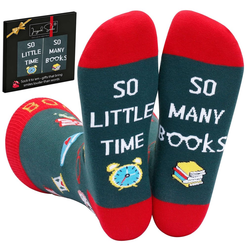 IRISGOD Funny Nerd Socks | Cool Stocking Stuffers | Holidday Gifts For Men and Women
