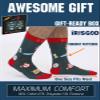 IRISGOD Funny Nerd Socks | Cool Stocking Stuffers | Holidday Gifts For Men and Women view 4