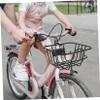 Bike Basket Front Handlebar Bicycle Bicycle Basket Black view 2
