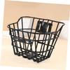 Bike Basket Front Handlebar Bicycle Bicycle Basket Black view 3