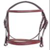 Grewal Equestrian St. Andrews Cherry Leather English Bridle (Cob) view 1
