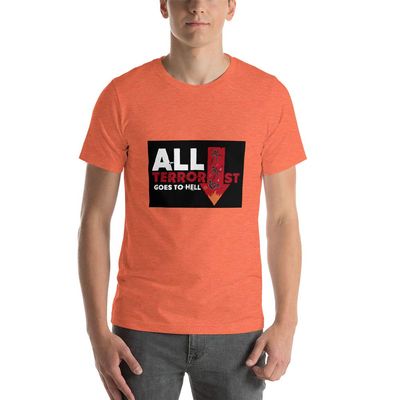 Clap Tees Short-Sleeve Unisex T-Shirt All 031529 Heather Orange