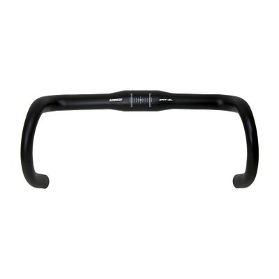 Massi Unisex_Adult Manillar Gravel 31.8x400 16 Handlebar, Black/White, 44 cm