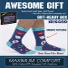 IRISGOD Funny Nerd Socks | Cool Stocking Stuffers | Holidday Gifts For Men and Women view 4