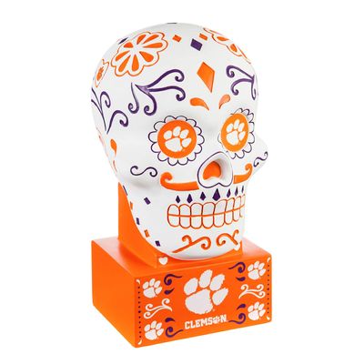 Evergreen Clemson University, Sugar Skull Statue, 5.3''x 6'' x 10.3'' inches
